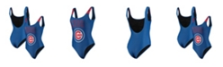 FOCO Women's Royal Chicago Cubs One-Piece Bathing Suit